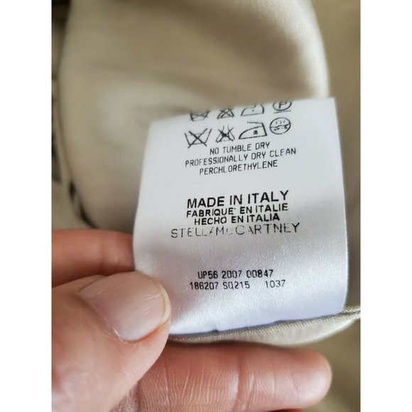 Stella Mccartney Mini Dress 100% silk Pastel Green - Picture 9 of 11